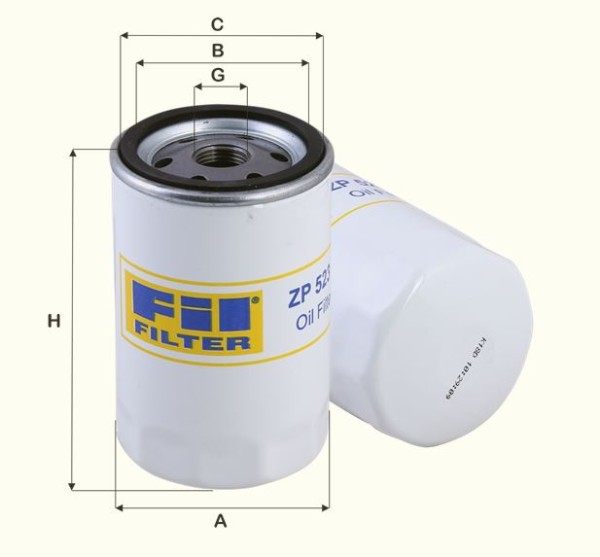 Ölfilter Fil Filter - ZP523 passend zu ATLAS COPCO