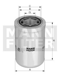 Luftfilter Mann Hummel - WH 1257/2 passend zu JOHN DEERE