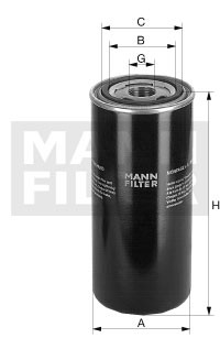 Ölfilter Mann Hummel - WD 1374/5 - Ölfilter