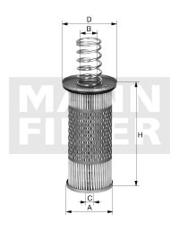 Hydraulikfilter Mann Hummel - HD 1053 passend zu CASE/CASE IH