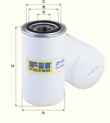 Ölfilter Fil Filter - ZP581 - Ölfilter