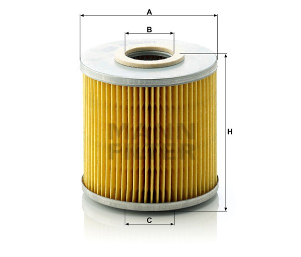 Ölfilter Mann Hummel - H 1029/1 n - Ölfilter