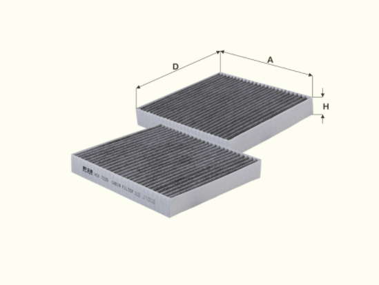 Innenraumfilter Fil Filter - HCK7225 - Innenraumfilter