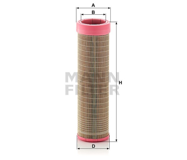 Luftfilter Mann Hummel - CF 14 145/2 passend zu JOHN DEERE