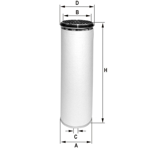 Luftfilter Fil Filter - HP4586 - Luftfilter